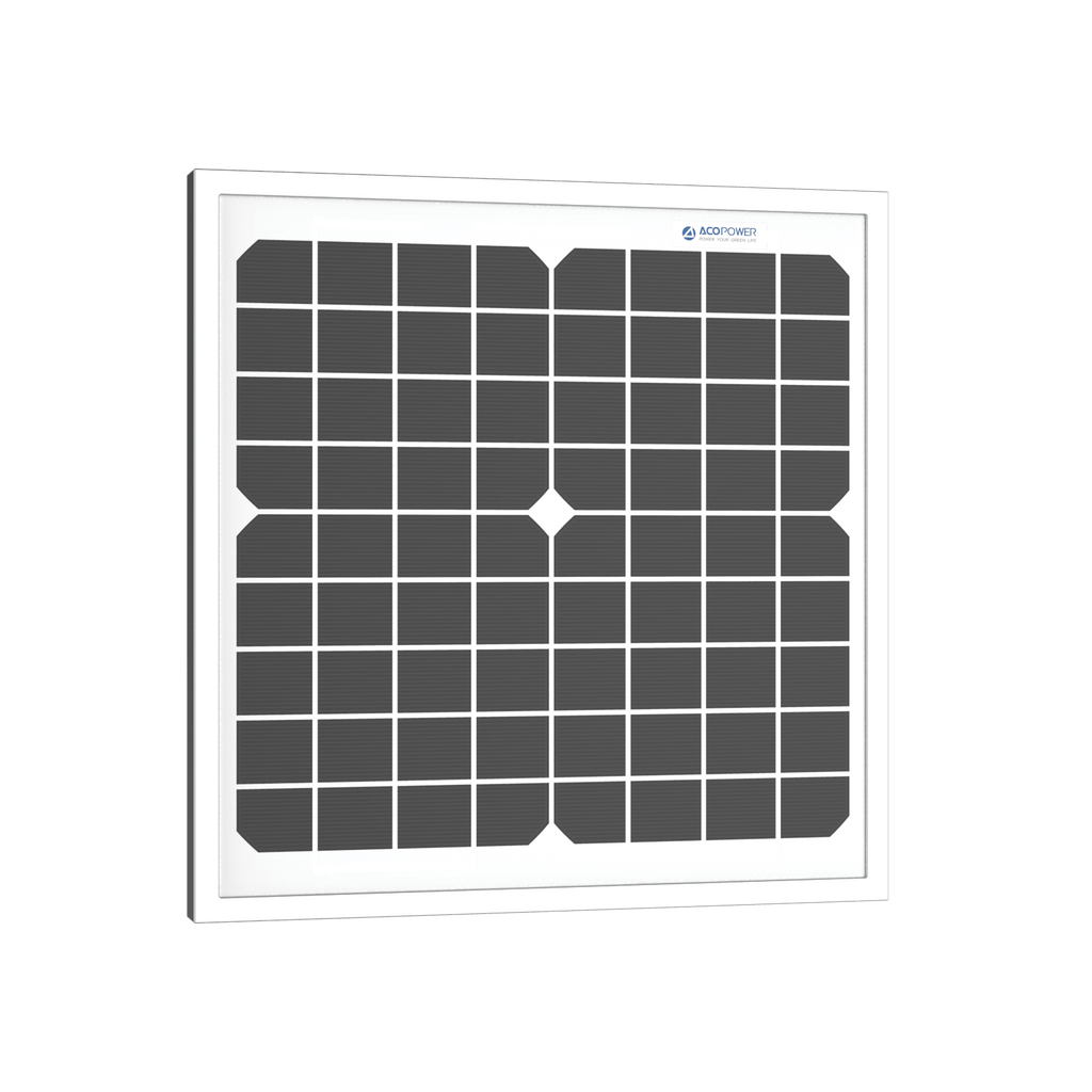 10 Watt 12 Volt Monocrystalline Solar Panel