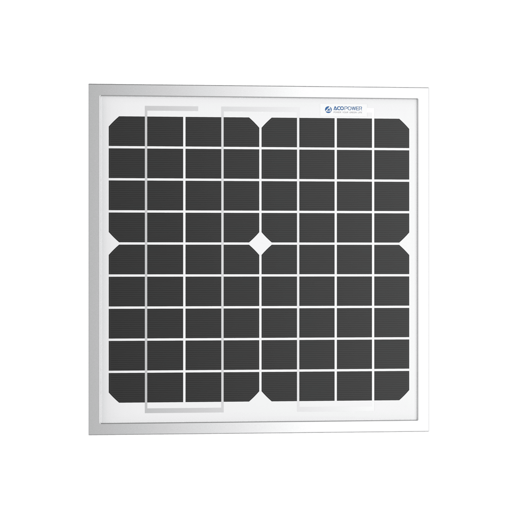 10 Watt 12 Volt Monocrystalline Solar Panel