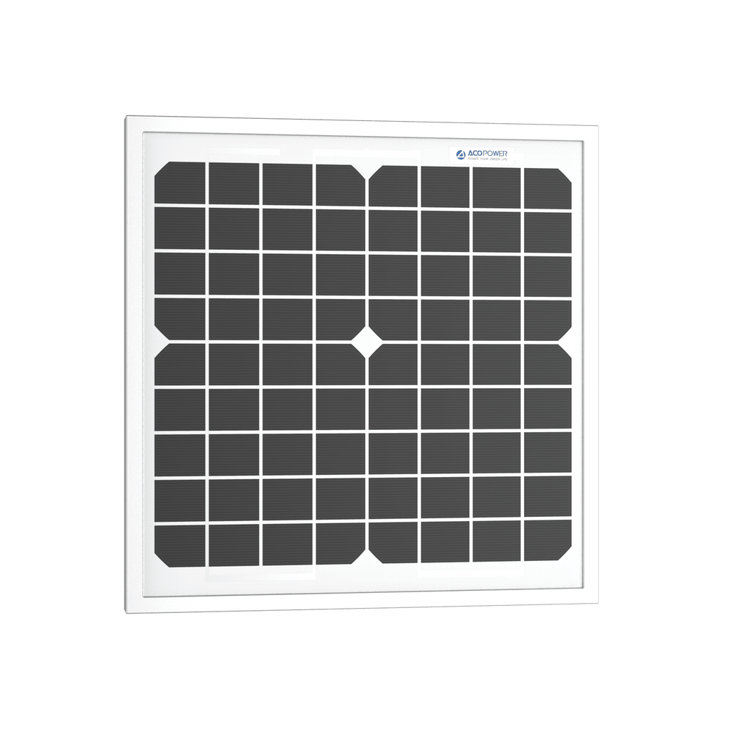 10 Watt 12 Volt Monocrystalline Solar Panel