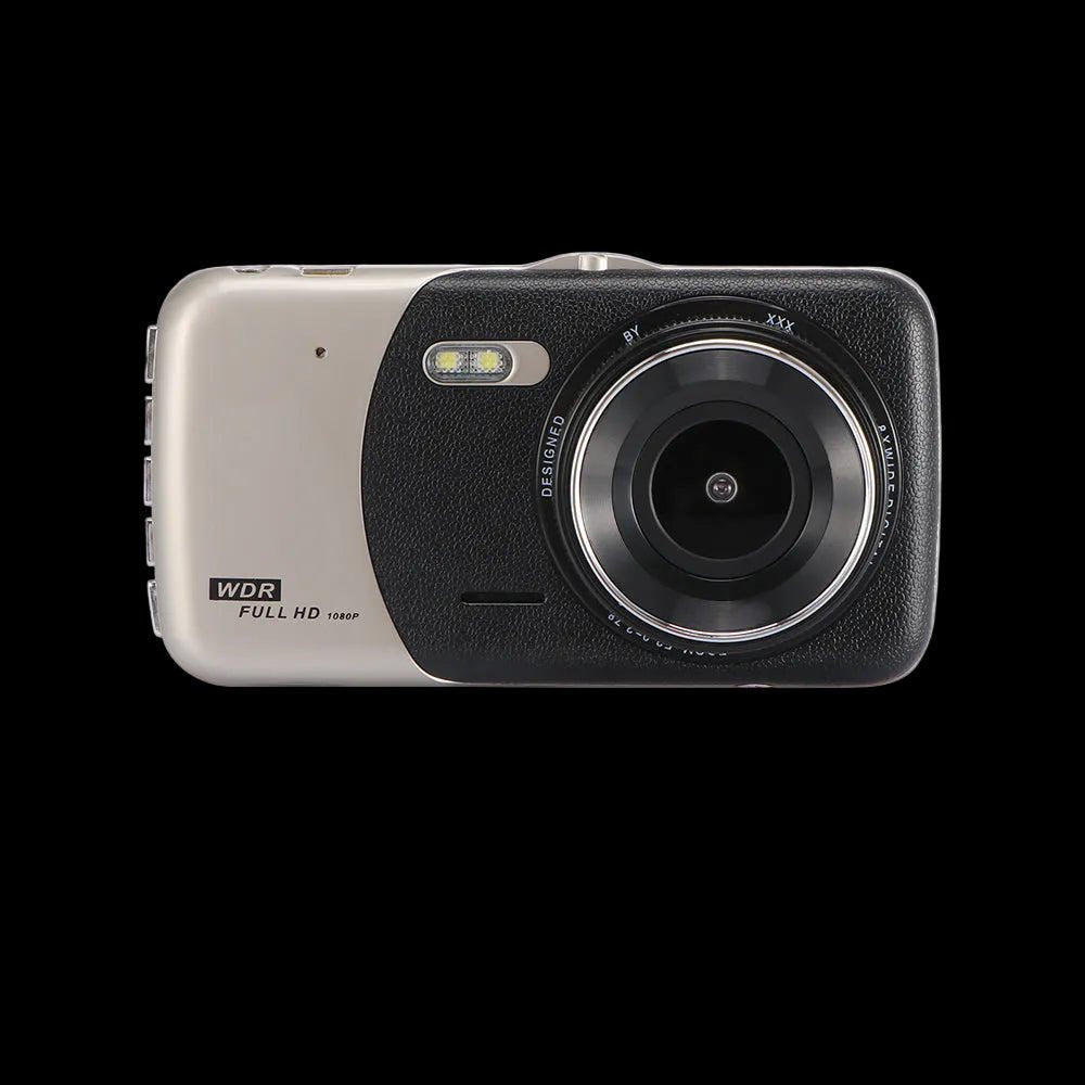 4" Dual Lens 1080P FHD 1.0MP Dash Camera Car DVR