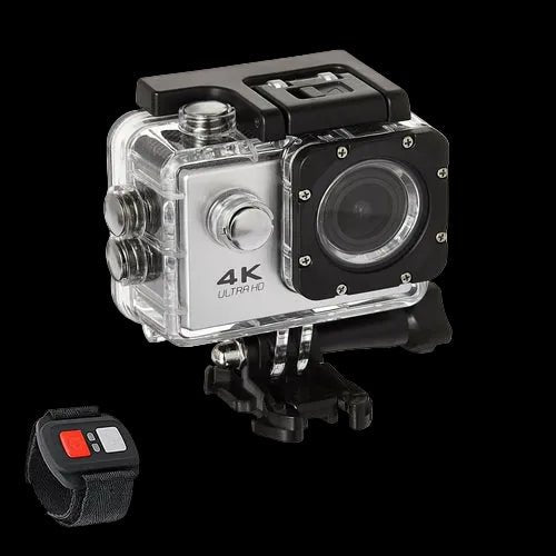 4K  Waterproof All Digital UHD WiFi Camera + RF Remote And Accessories