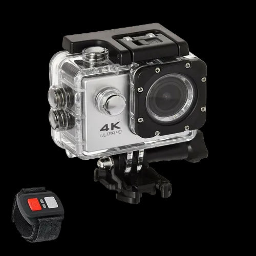 4K  Waterproof All Digital UHD WiFi Camera + RF Remote And Accessories