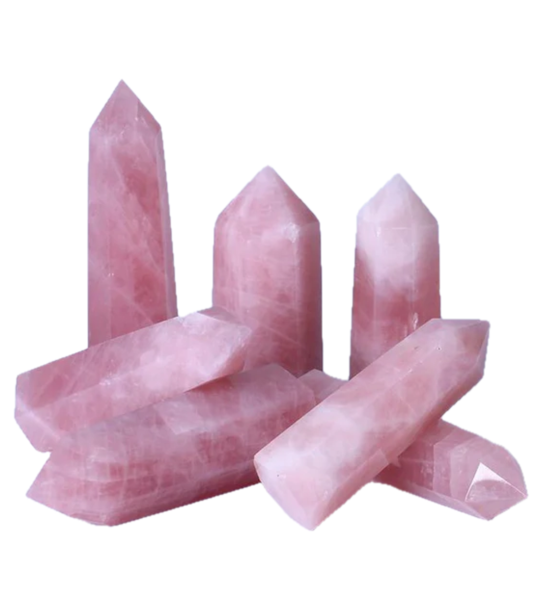 Madagascar Rose Quartz Crystals Point