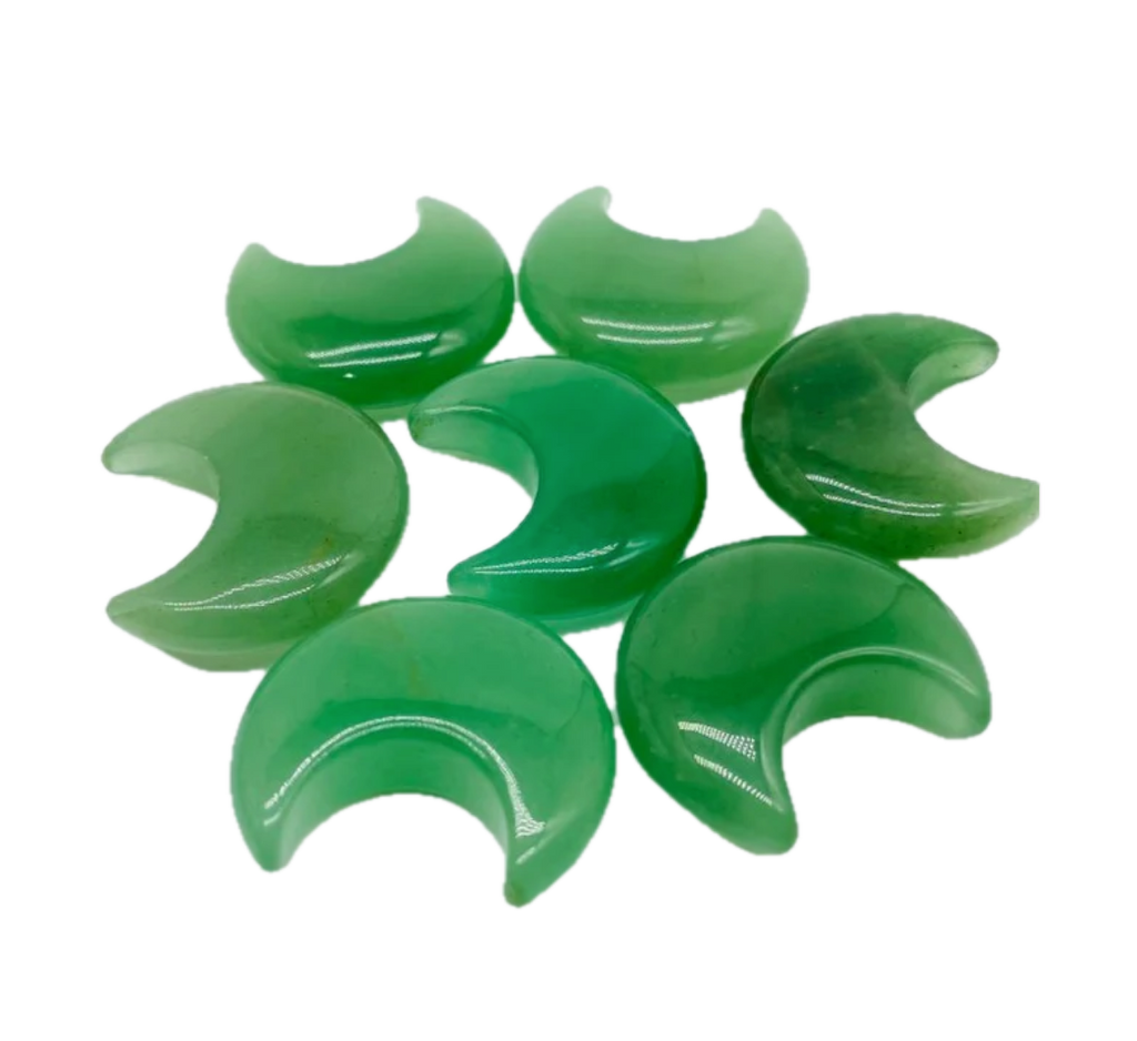 Green Aventurine Shaped Stars&Moon