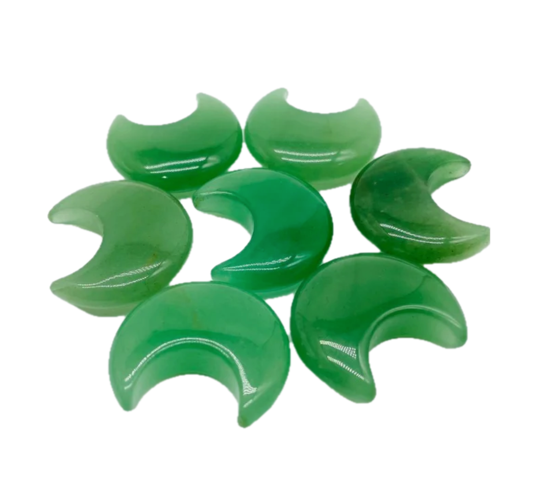 Green Aventurine Shaped Stars&Moon