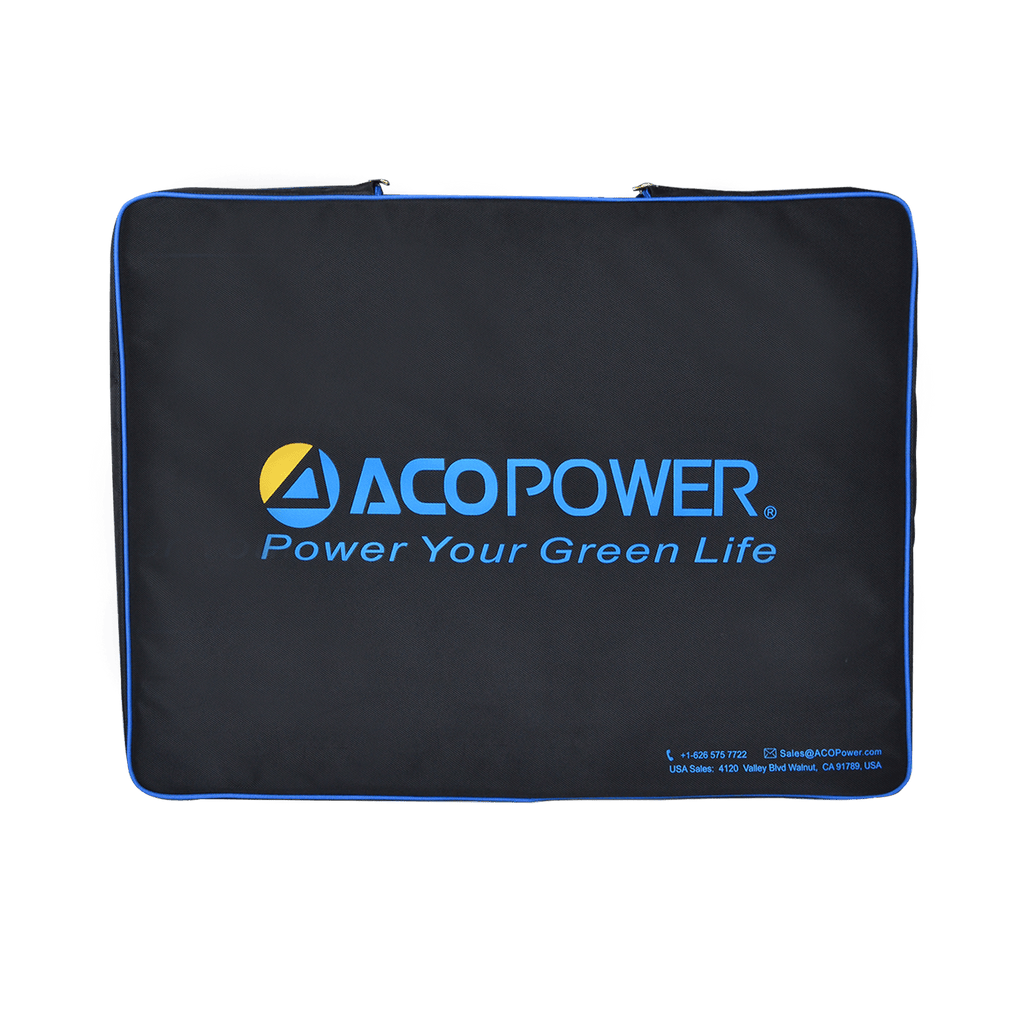 ACOPower Plk 120W Portable Solar Panel Kit, Lightweight Briefcase with 20A Charge Controller