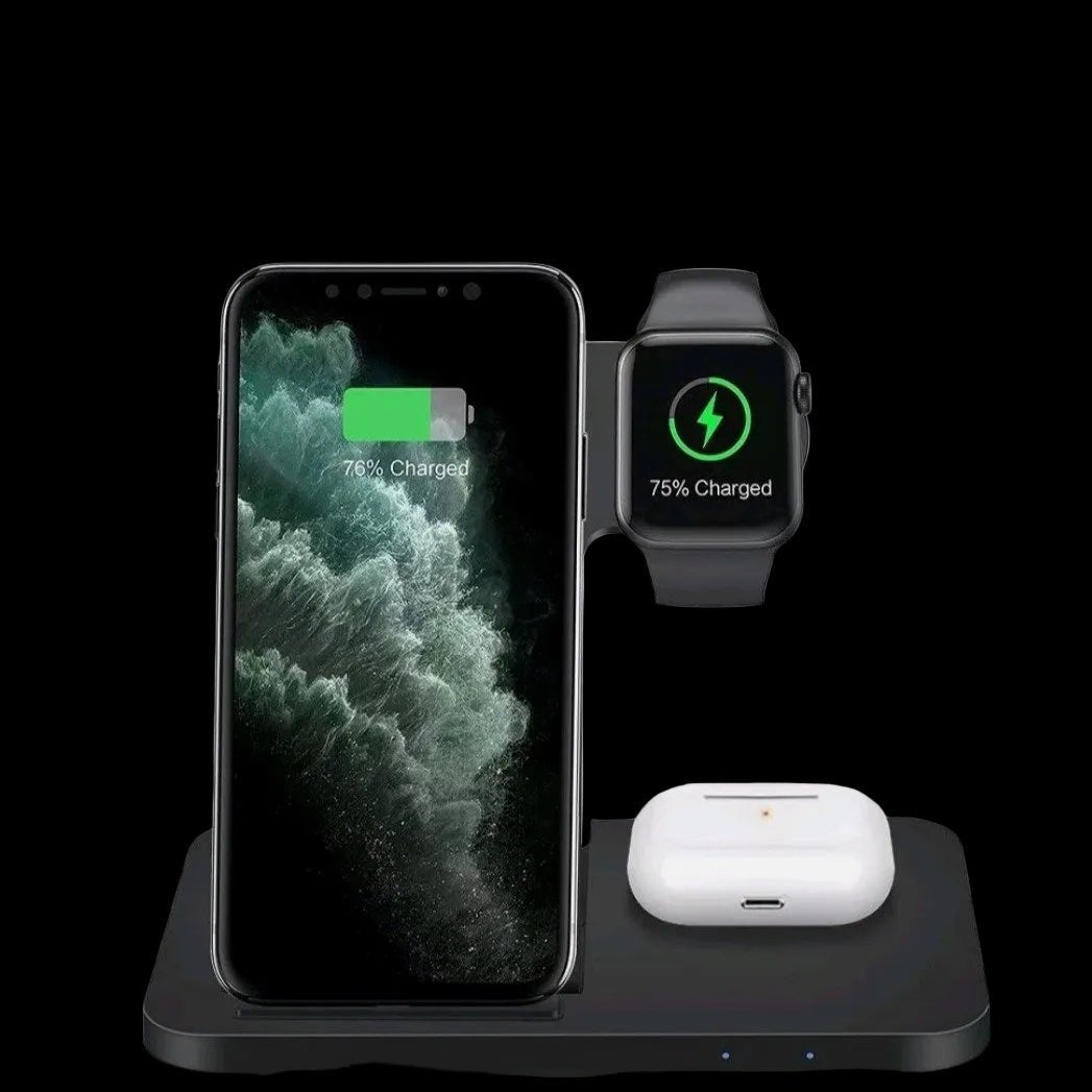 Ninja Dragons 3 in1 Wireless Foldable Charging Station