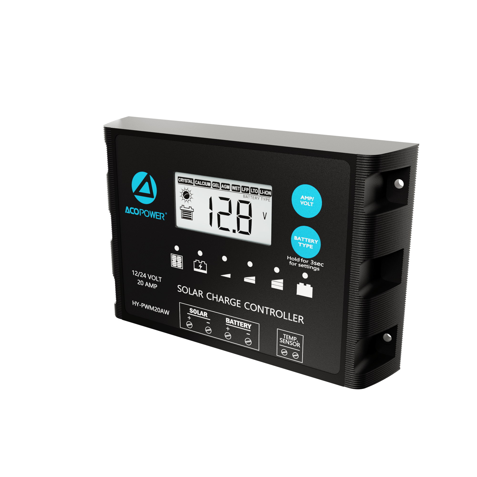 ProteusX 20A PWM Solar Charge Controller