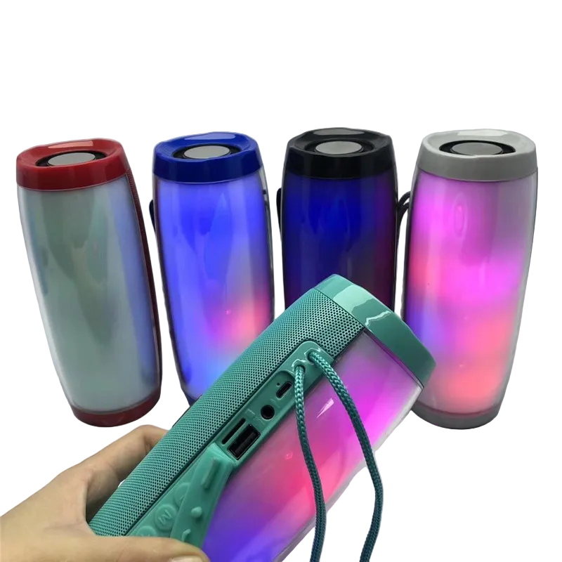 Wireless Portable Bluetooth Stereo Speaker with LED Light